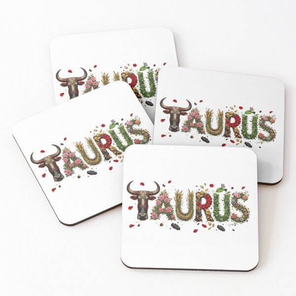 Item preview,  Lush Taurus Art – Earthy Bull Zodiac Collage designed and sold by Gianni Capone Italian Design.