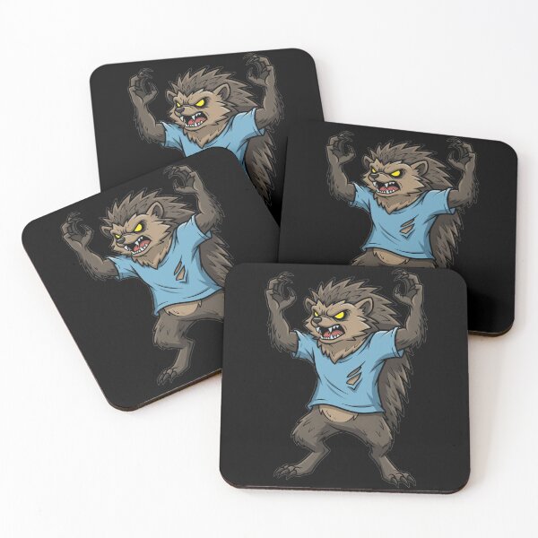 Item preview, Fierce Angry Werewolf Hedgehog Monster Beast designed and sold by k3rstman1.