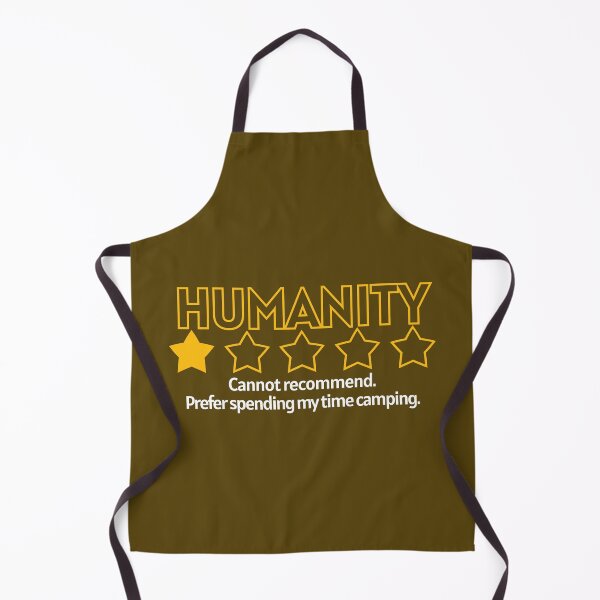 Item preview, Humanity One Star - Rather be camping designed and sold by Cut & Paste Productions.