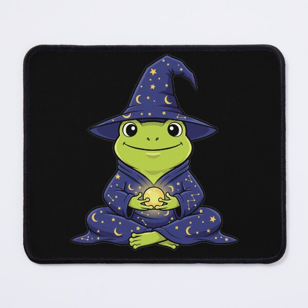 Item preview, Cute Frog Wizard Celestial Magic Crystal Ball designed and sold by k3rstman1.