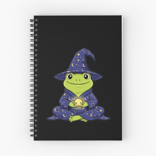 Item preview, Cute Frog Wizard Celestial Magic Crystal Ball designed and sold by k3rstman1.