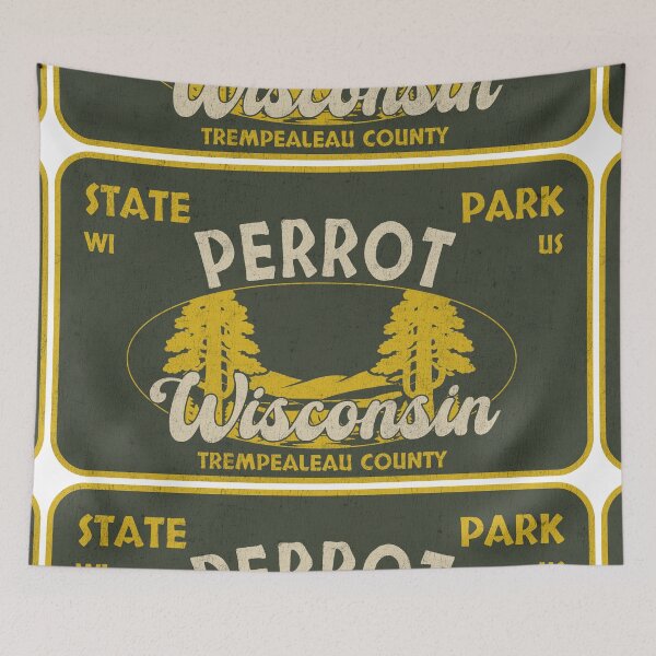 Item preview, Perrot State Park, Trempealeau County, Wisconsin, badge design designed and sold by Wanderful-roads.