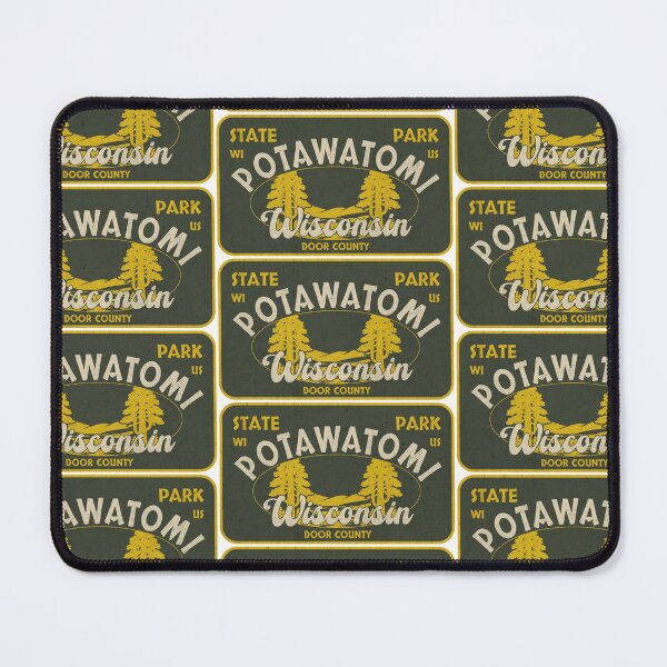 Item preview, Potawatomi State Park, Door County, Wisconsin, badge design designed and sold by Wanderful-roads.