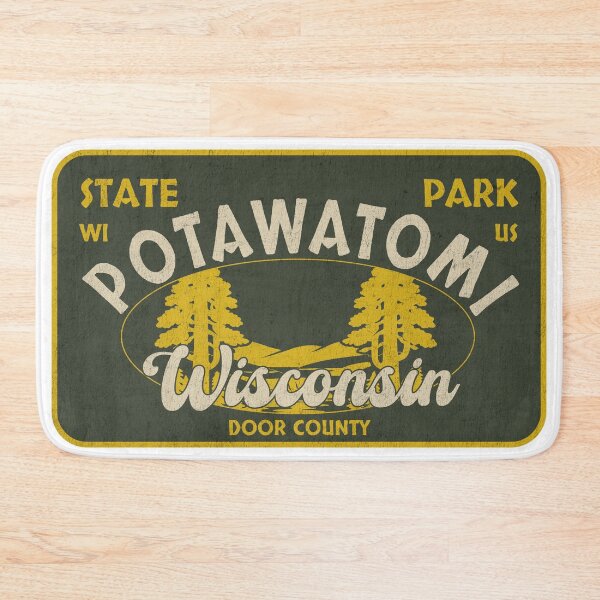 Artikelvorschau, Potawatomi State Park, Door County, Wisconsin, Abzeichen-Design entworfen und verkauft von Wanderful-roads.