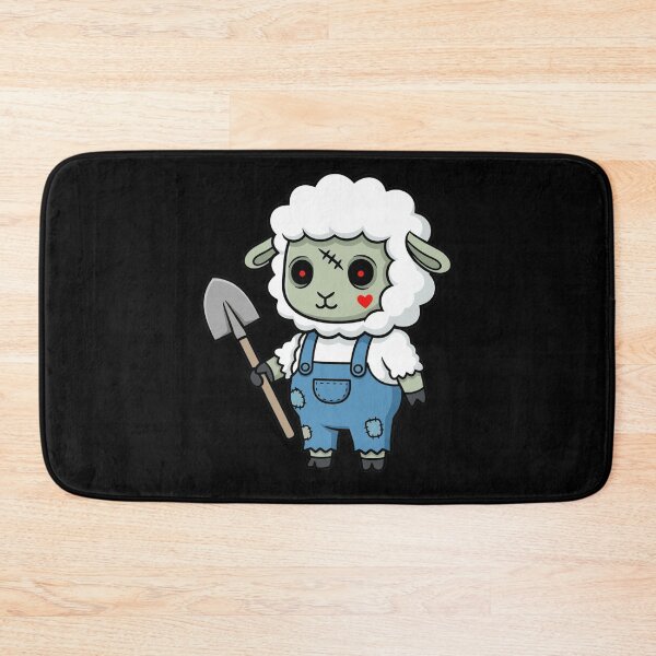 Item preview, Creepy Cute Zombie Sheep with Shovel designed and sold by k3rstman1.