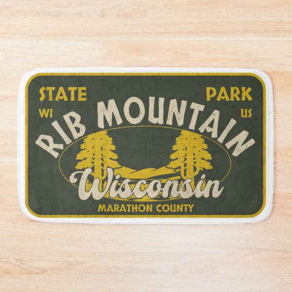 Item preview, Rib Mountain State Park, Marathon County, Wisconsin, badge design designed and sold by Wanderful-roads.