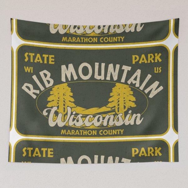 Item preview, Rib Mountain State Park, Marathon County, Wisconsin, badge design designed and sold by Wanderful-roads.