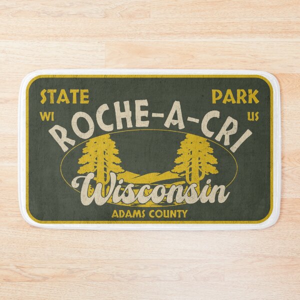 Item preview, Roche-a-Cri State Park, Adams County, Wisconsin, badge design designed and sold by Wanderful-roads.