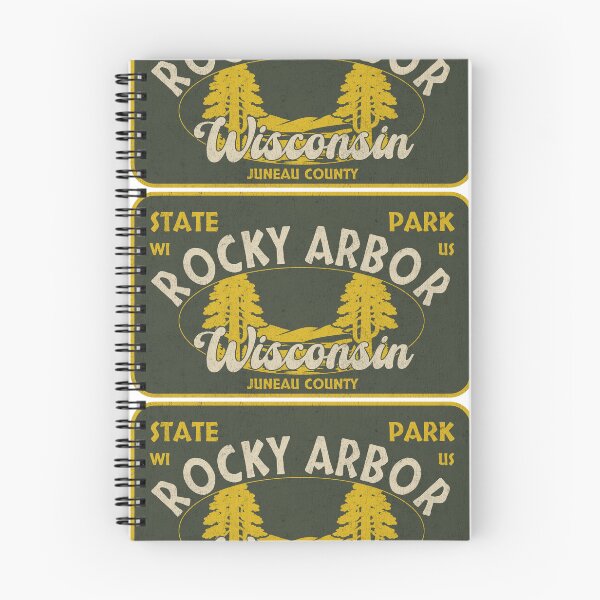 Item preview, Rocky Arbor State Park, Juneau County, Wisconsin, badge design designed and sold by Wanderful-roads.