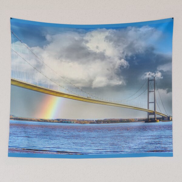 Item preview, Rainbow over the Humber Bridge designed and sold by Alisonchambers2.