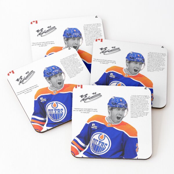 Item preview, Evan Bouchard designed and sold by Skeleton Hockey Department .