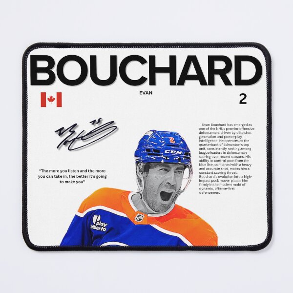 Item preview, Evan Bouchard designed and sold by Skeleton Hockey Department .