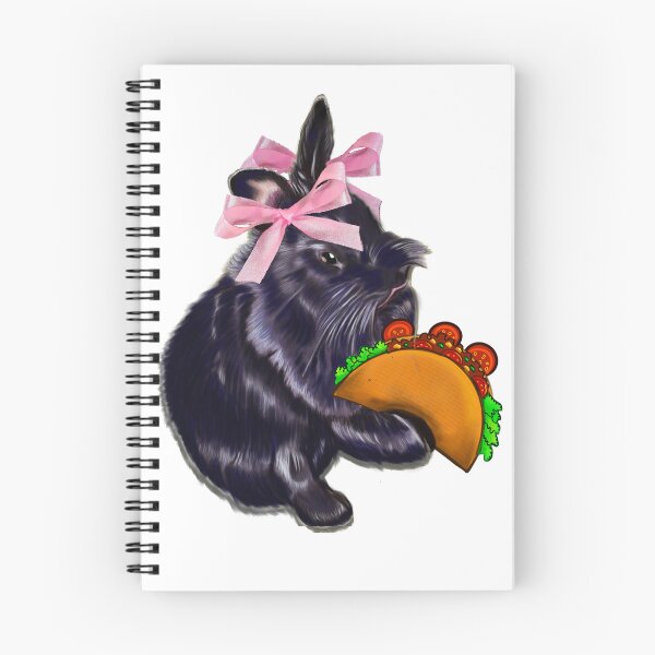Item preview, Taco Tuesday Black Lionhead Rabbit Pink Bows Coquette Meme designed and sold by Artonmytee.