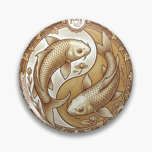 Item preview, Victorian Koi Medallion designed and sold by Terraprompt.