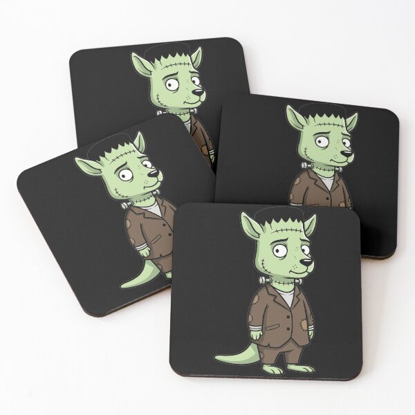 Item preview, Frankenstein Kangaroo Spooky Halloween Monster designed and sold by k3rstman1.