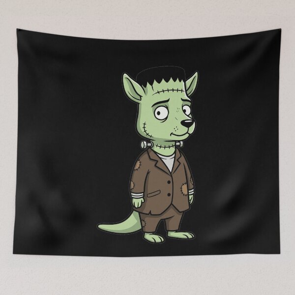 Item preview, Frankenstein Kangaroo Spooky Halloween Monster designed and sold by k3rstman1.