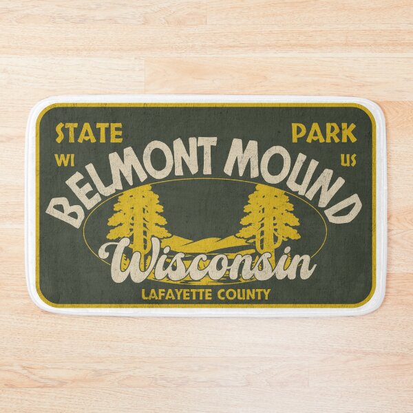 Item preview, Belmont Mound State Park, Lafayette County, Wisconsin, badge design designed and sold by Wanderful-roads.