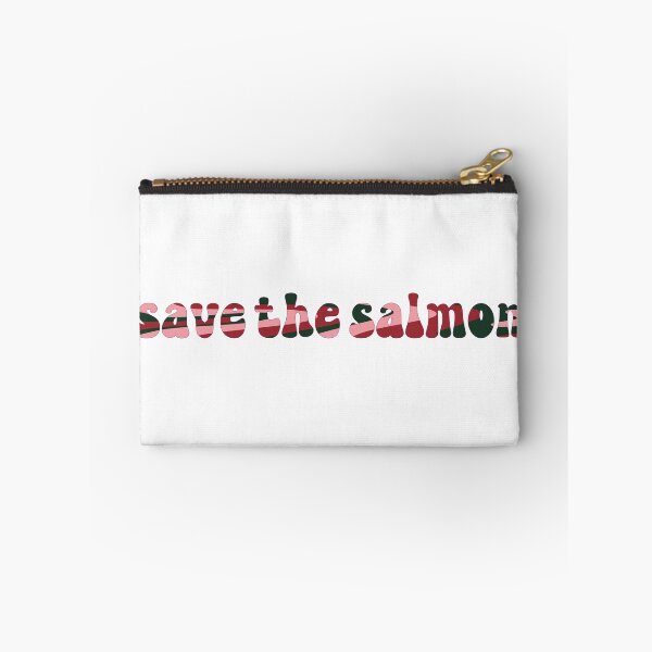 Item preview, Save the Salmon Groovy Slogan designed and sold by coffeepolicy.