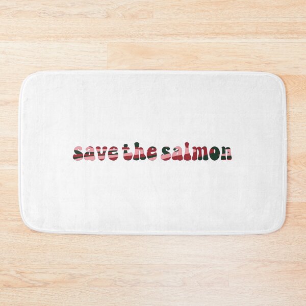 Item preview, Save the Salmon Groovy Slogan designed and sold by coffeepolicy.