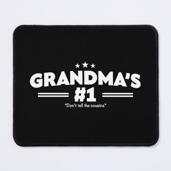 Item preview, Grandma's #1 Favorite Grandchild Funny Quote White designed and sold by PixelGrafiks.