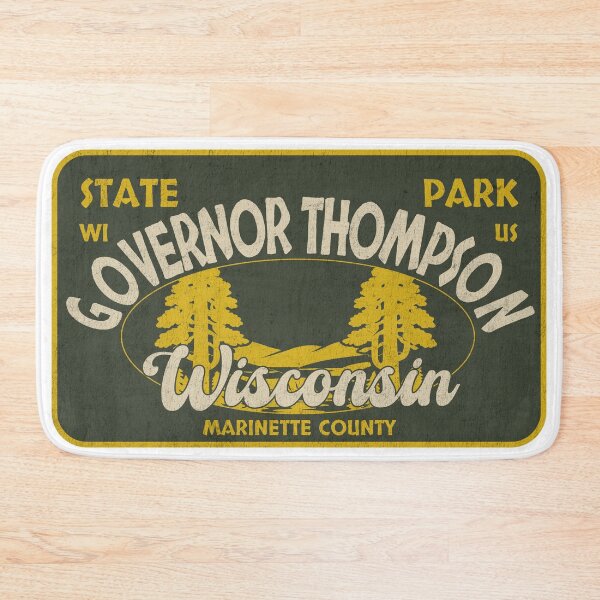 Item preview, Governor Thompson State Park, Marinette County, Wisconsin, badge design designed and sold by Wanderful-roads.