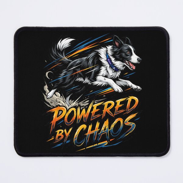 Item preview, Powered By Chaos Border Collie Energy Design designed and sold by Tong4130.