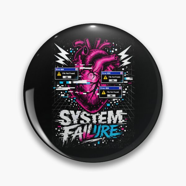 Item preview, System Failure Glitch Heart Glitch Art Vaporwave designed and sold by SplashTastic.