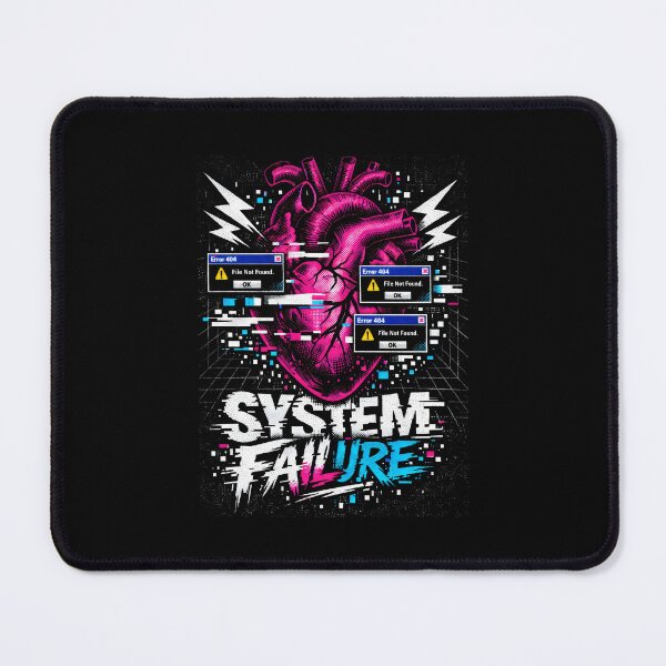 Item preview, System Failure Glitch Heart Glitch Art Vaporwave designed and sold by SplashTastic.