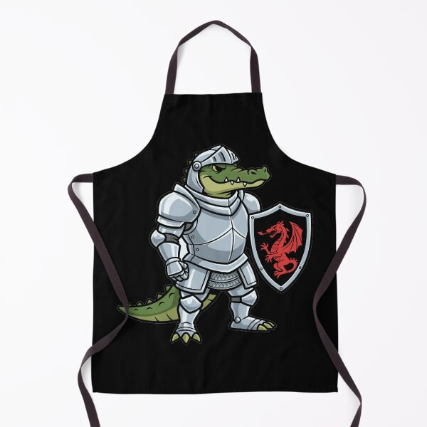 Item preview, Medieval Crocodile Knight with Dragon Shield designed and sold by k3rstman1.