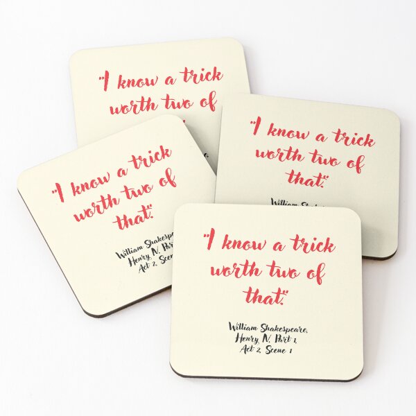 Item preview, Lit Shakespeare Quote from Henry the Fourth designed and sold by CharlottePlaceArt.