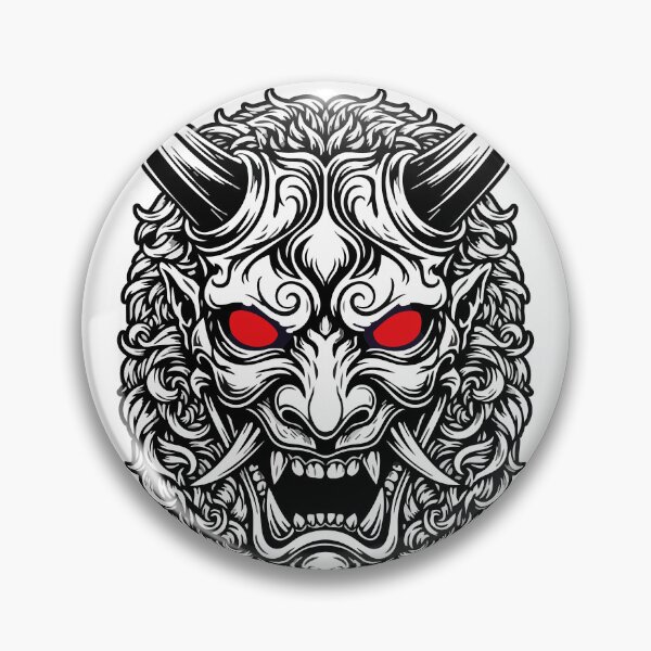 Item preview, Mayan Inca Mask Gold and White Tribal Totem designed and sold by PixelStudioBe.