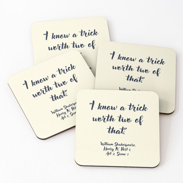 Item preview, Lit Shakespeare Quote from Henry the Fourth designed and sold by CharlottePlaceArt.