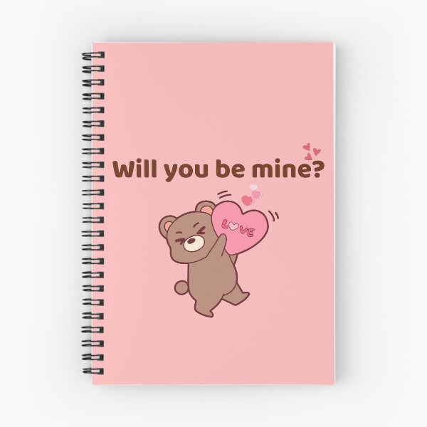 Item preview, Will You Be Mine? - Cute Kawaii Bear with Heart  designed and sold by Rehnair.