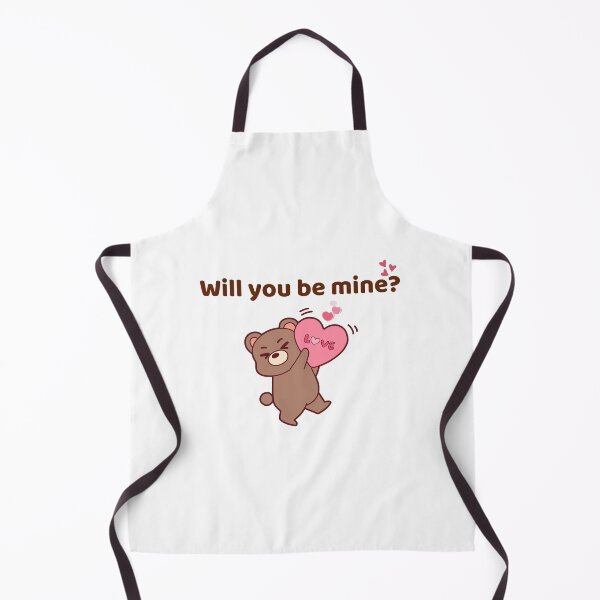 Item preview, Will You Be Mine? - Cute Kawaii Bear with Heart designed and sold by Rehnair.