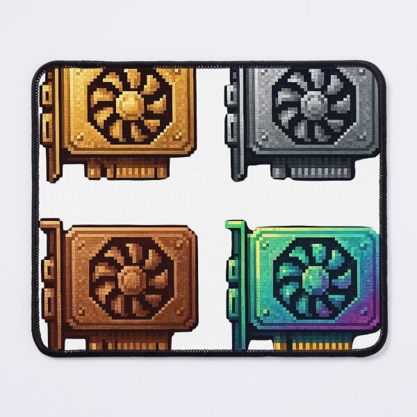 Item preview, A set of colorful computer graphics cards on transparent background designed and sold by Creative88Art.
