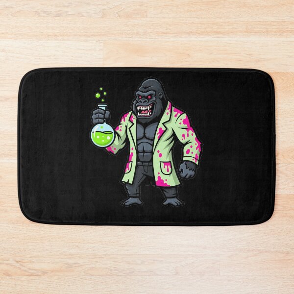 Item preview, Gorilla Mad Scientist In Lab Coat Cartoon designed and sold by k3rstman1.