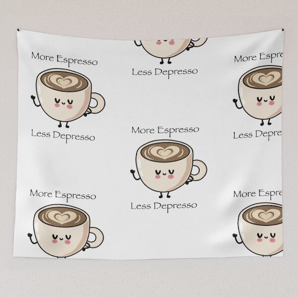 Item preview, More espresso less depresso designed and sold by Random Design by K.