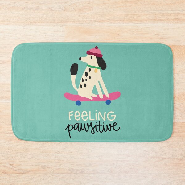 Item preview, Feeling pawsitive in Mint designed and sold by hamburgerliebe.