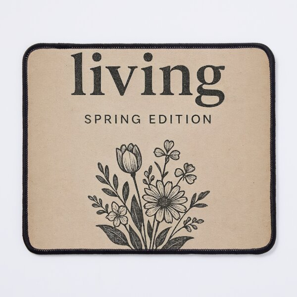 Item preview, A vintage floral living magazine cover on transparent background designed and sold by Creative88Art.