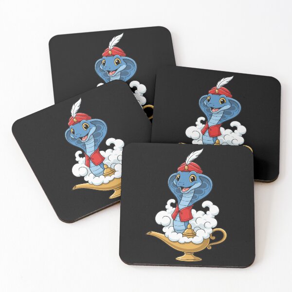 Item preview, Cute Blue Cobra Genie In Magic Lamp designed and sold by k3rstman1.
