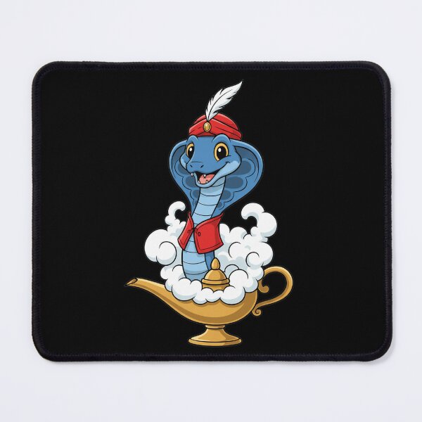 Item preview, Cute Blue Cobra Genie In Magic Lamp designed and sold by k3rstman1.