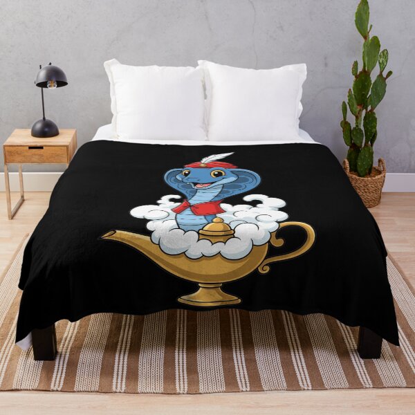 Item preview, Cute Blue Cobra Genie In Magic Lamp designed and sold by k3rstman1.