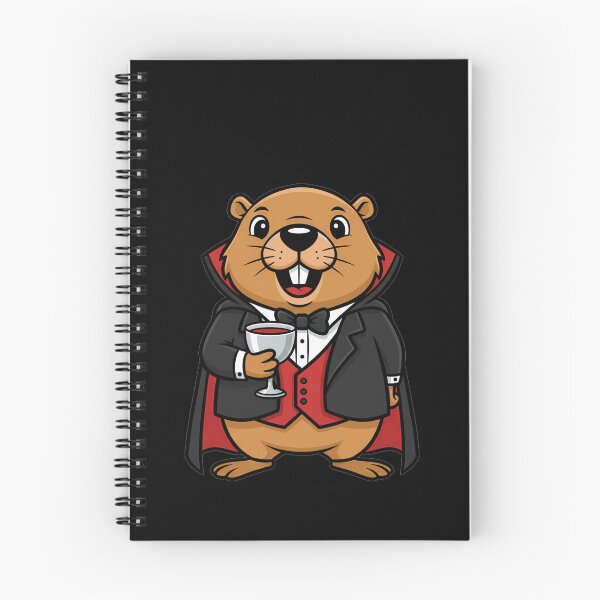 Item preview, Spooky Vampire Groundhog Dracula Halloween Cartoon designed and sold by k3rstman1.