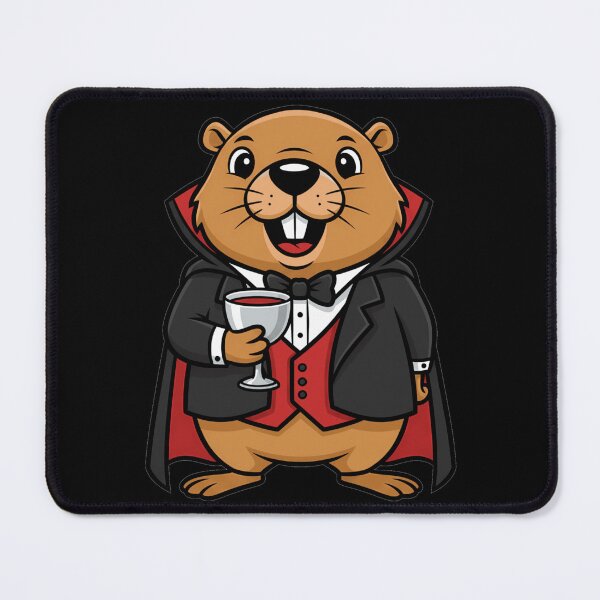 Item preview, Spooky Vampire Groundhog Dracula Halloween Cartoon designed and sold by k3rstman1.