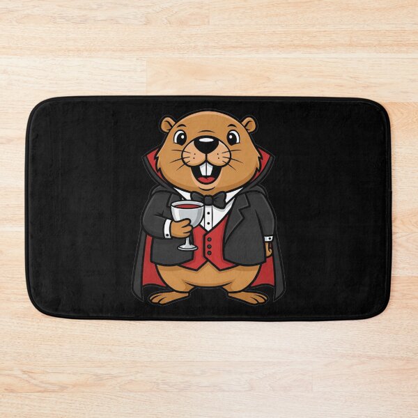 Item preview, Spooky Vampire Groundhog Dracula Halloween Cartoon designed and sold by k3rstman1.