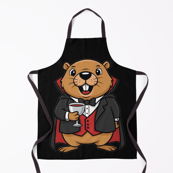 Item preview, Spooky Vampire Groundhog Dracula Halloween Cartoon designed and sold by k3rstman1.