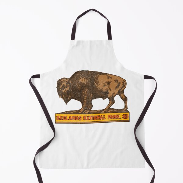 Item preview, Badlands National Park Vintage Buffalo Souvenir designed and sold by AbhayT.