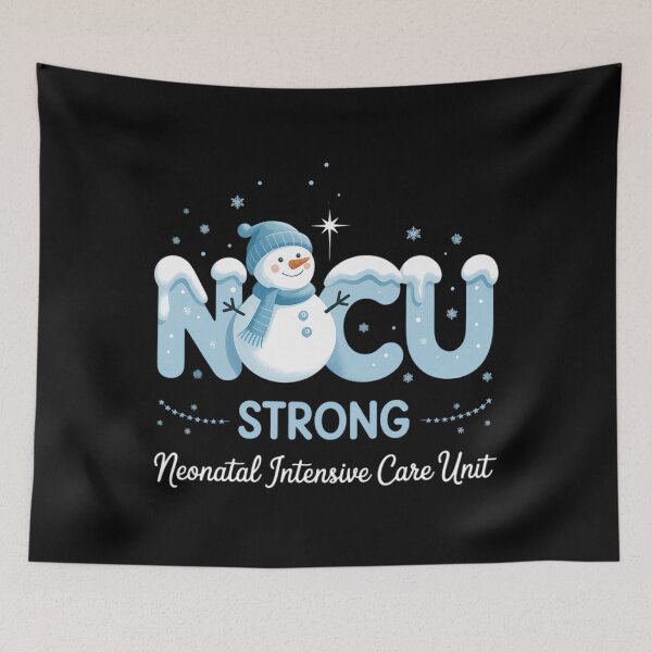 Item preview, Winter NICU Nurse Xmas Snowman Neonatal Intensive Care Unit designed and sold by EllenJast.