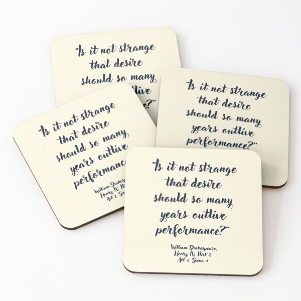 Item preview, Lit Shakespeare Quote from Henry the Fourth designed and sold by CharlottePlaceArt.