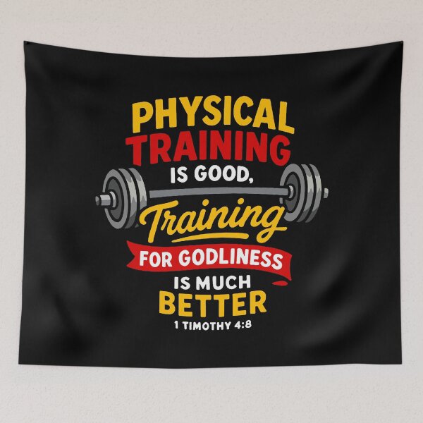 Item preview, 1 Timothy 4:8 Training For Godliness Is Much Better designed and sold by plushism.